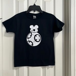 Custom BB-8 with Mickey ears shirt size xs 7/8
